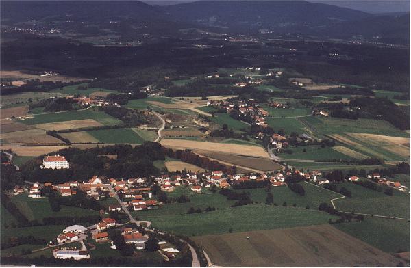 The beautiful village Offenberg in South Germany